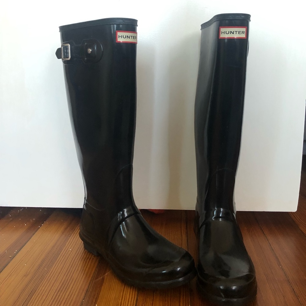 Tall Hunter Boots Black